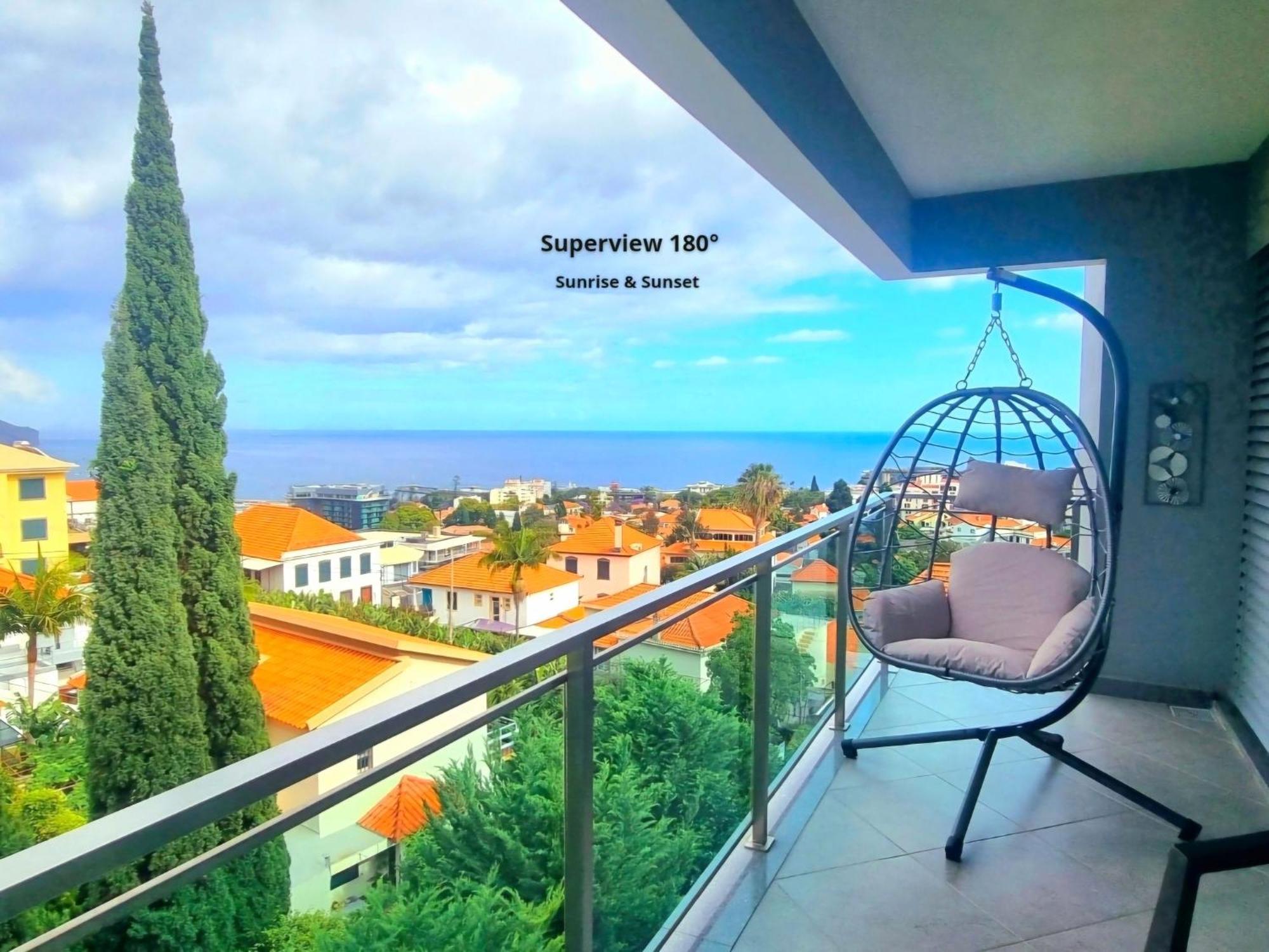 Big Apartment With Ocean Views, Ideal For Groups Фуншал Экстерьер фото